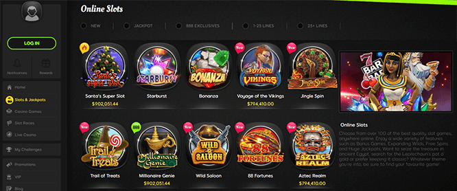 casino 888 free slots online